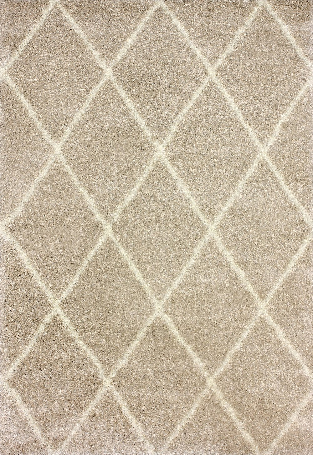 Nuloom Rugs - Machine Made Diamond Shag - Beige