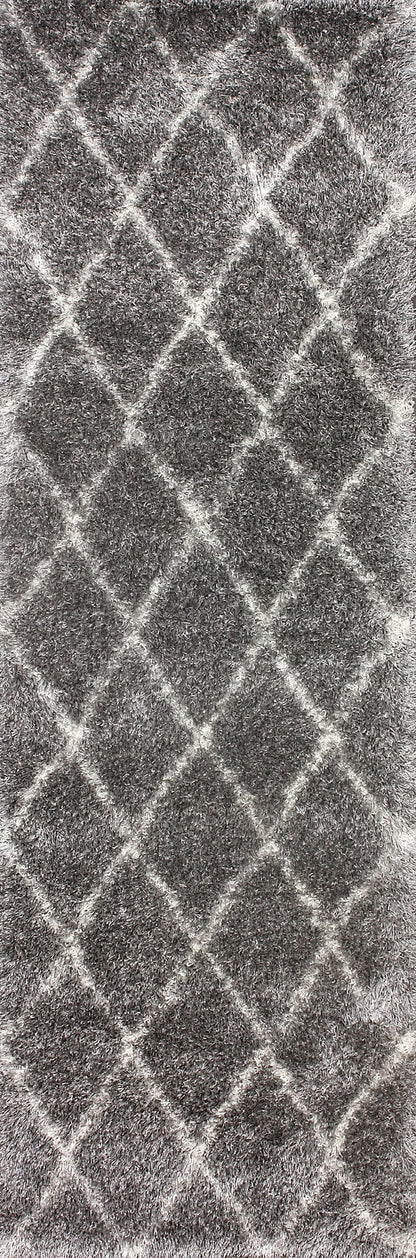 Nuloom Rugs - Machine Made Diamond Shag - Ash