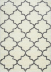 nuLOOM Rugs - Luna Trellis Shag - Ivory