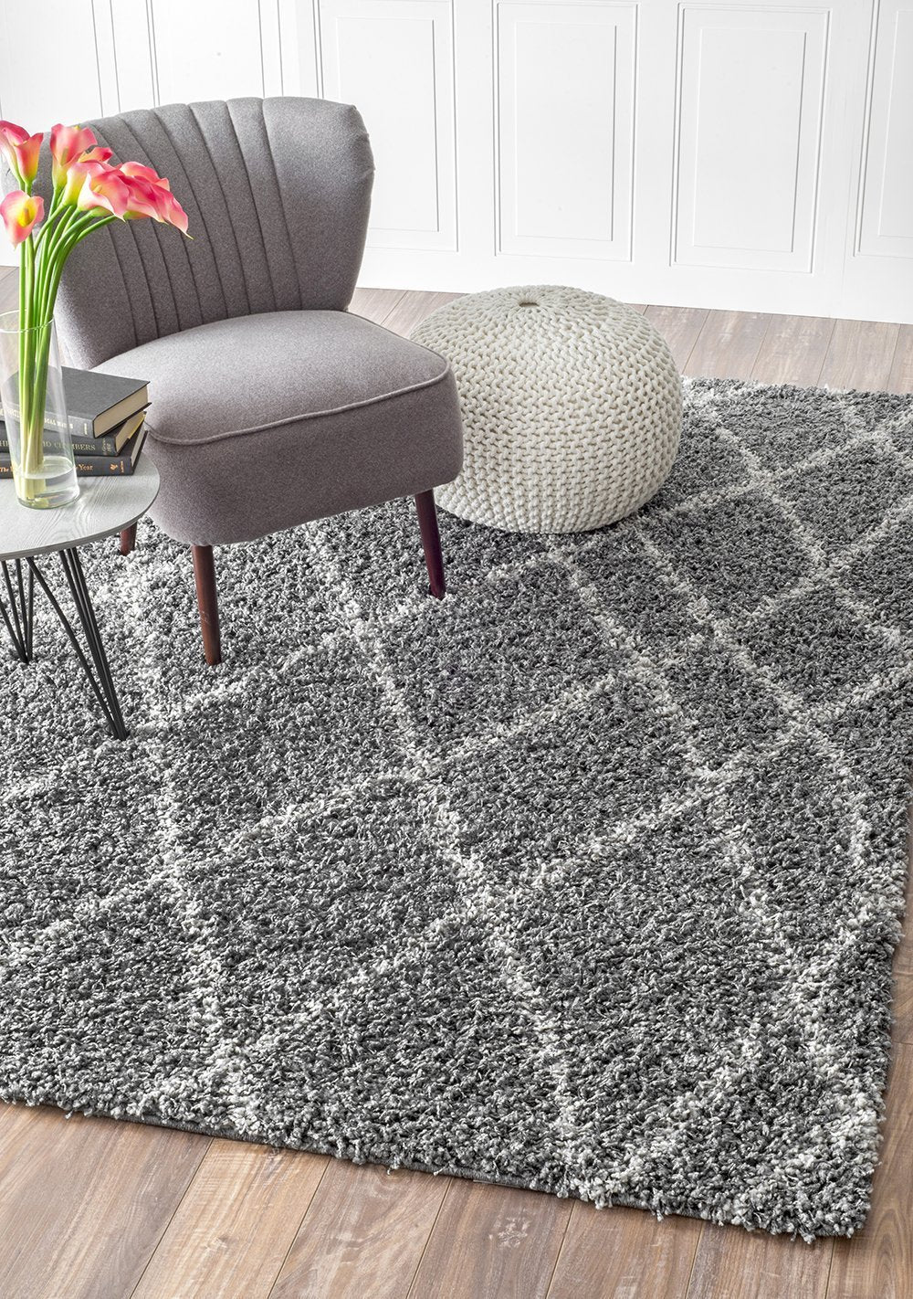 Nuloom Rugs - Alvera Easy Shag - Grey