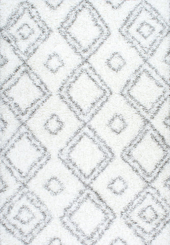 Alfombras nuLOOM - Iola Easy Shag - Blanco