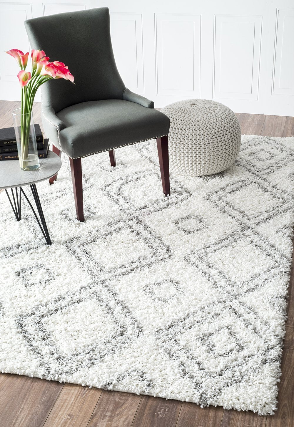 Nuloom Rugs - Iola Easy Shag - White