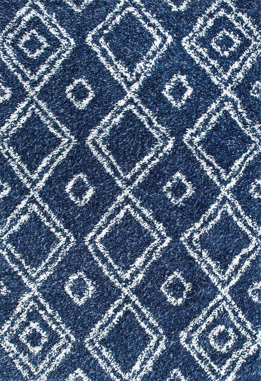 Alfombras nuLOOM - Iola Easy Shag - Azul