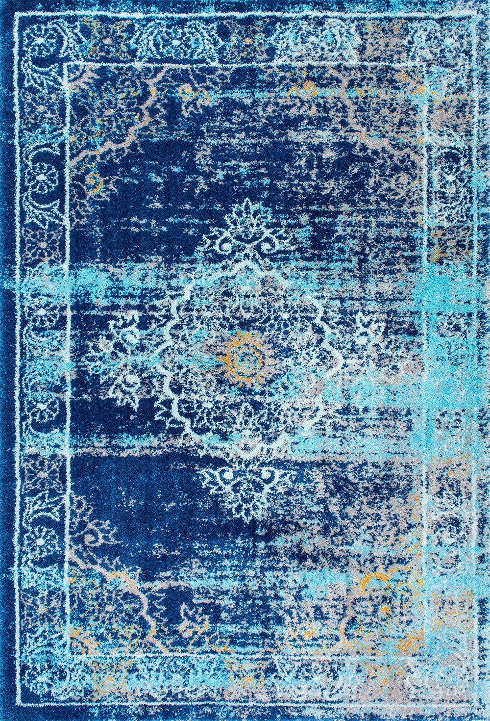 Nuloom Rugs - Persian Vintage Paulita Shaggy - Blue