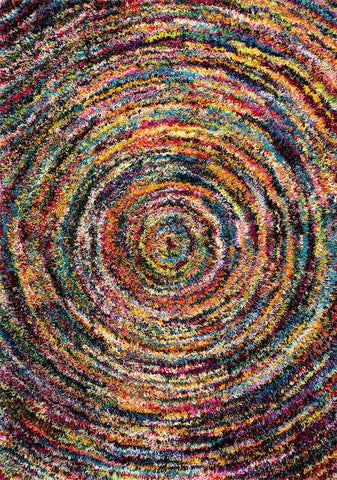 nuLOOM Rugs - Ardelle Swirl Shaggy - Multi