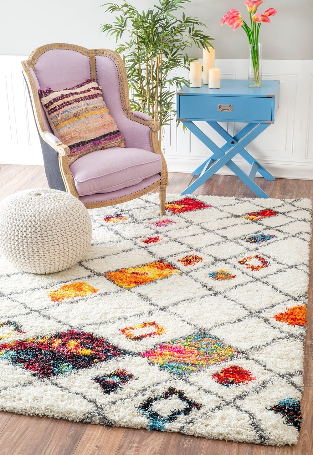 Nuloom Rugs - Margaretta Shaggy - Multi