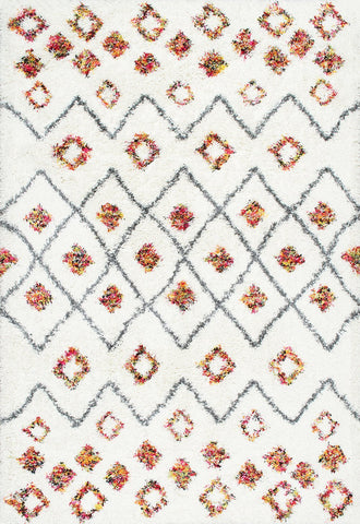 nuLOOM Rugs - Cicely Shaggy - White