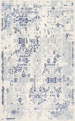 nuLOOM Rugs - Hand Tufted Vintage Damask Inna - Blue