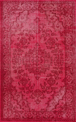 nuLOOM Rugs - Hand Knotted Zora - Pink