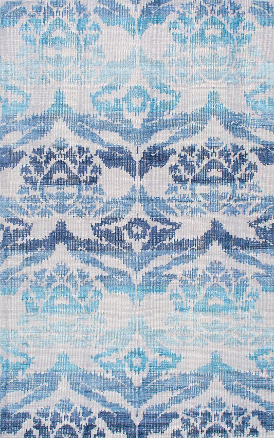 Nuloom Rugs - Hand Knotted Kayce - Blue