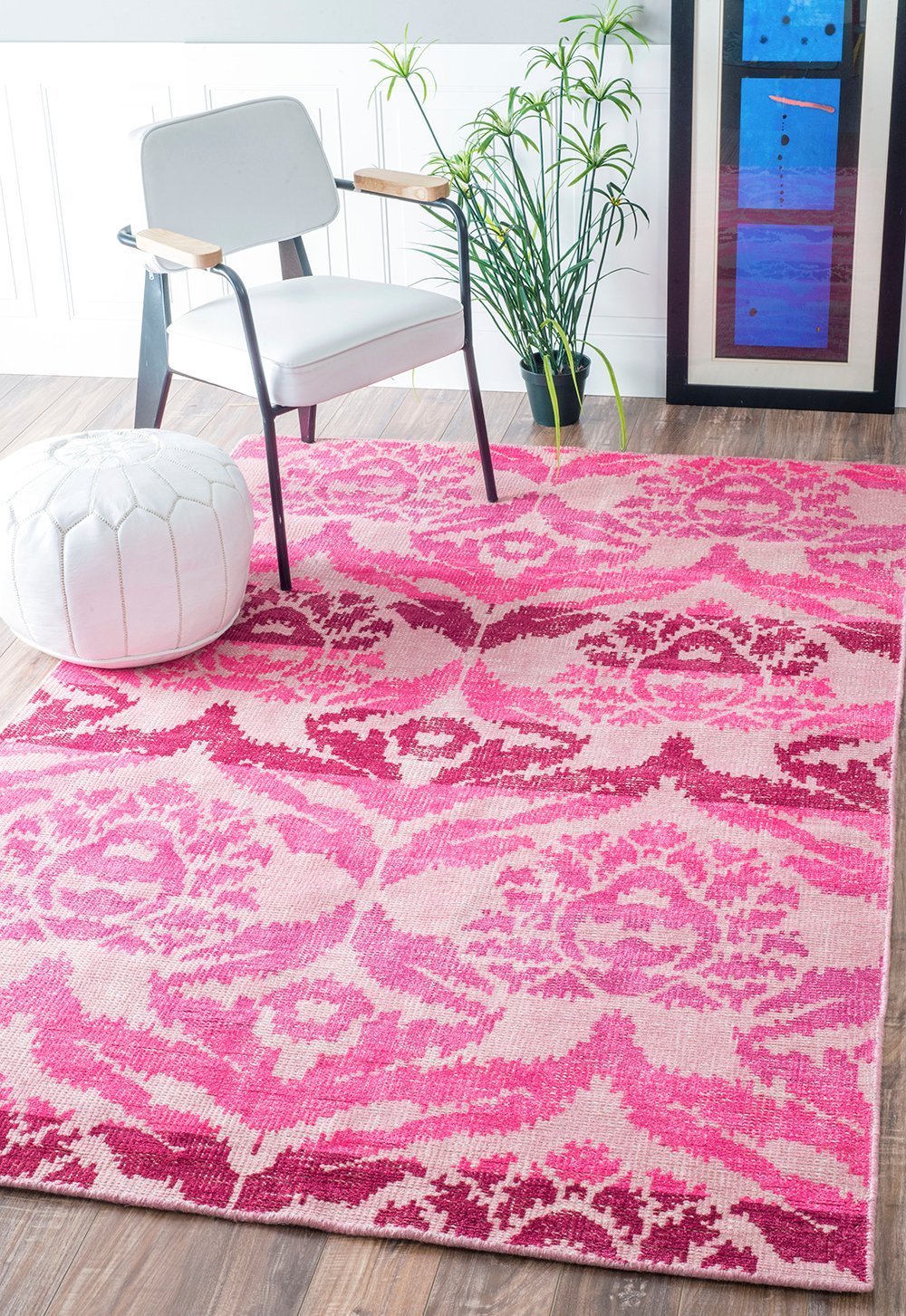 Nuloom Rugs - Hand Knotted Kayce - Pink