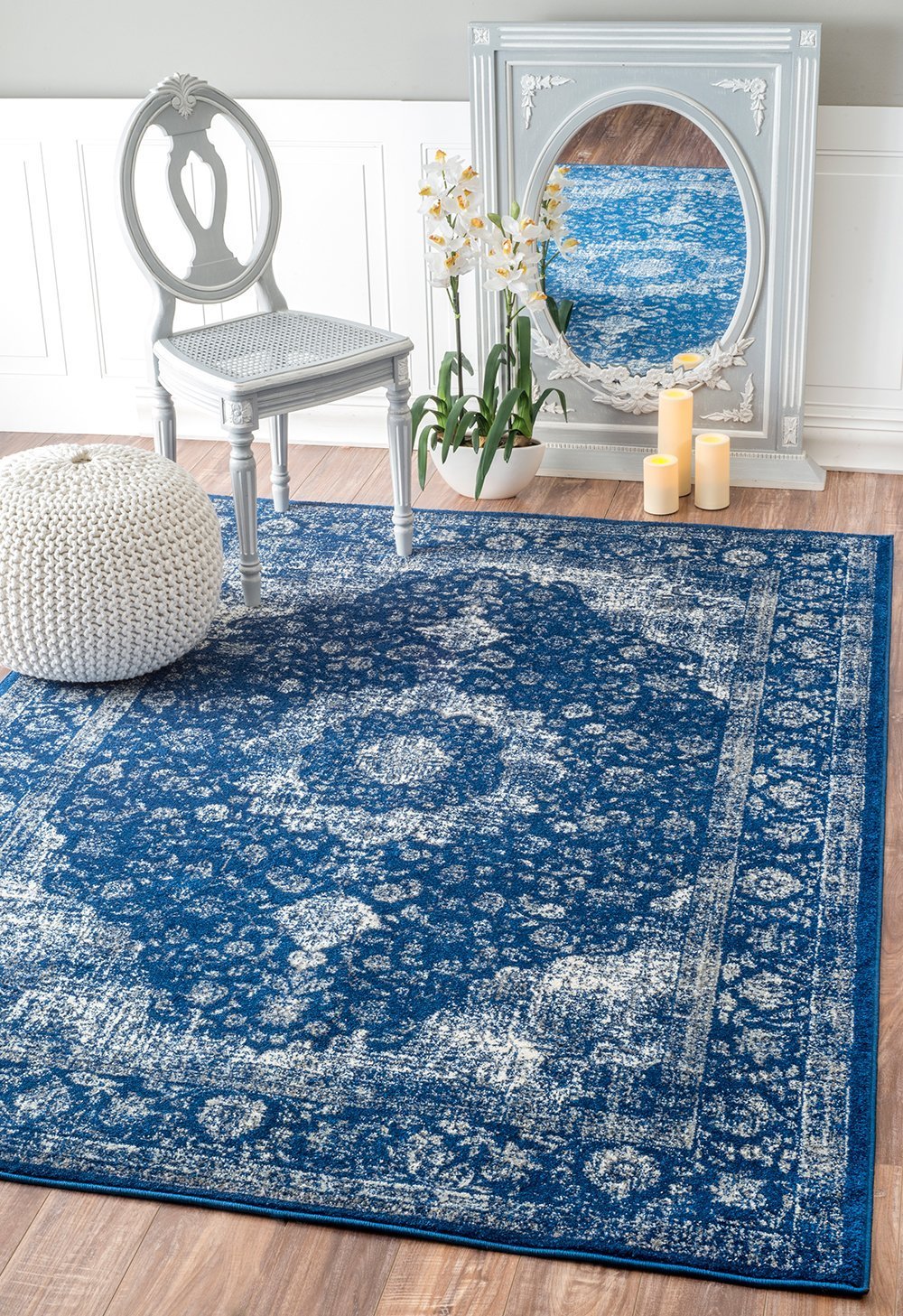 Nuloom Rugs - Verona Rug - Dark Blue