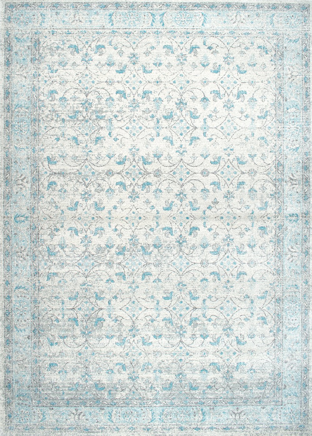 Nuloom Rugs - Vintage Lindy - Aqua