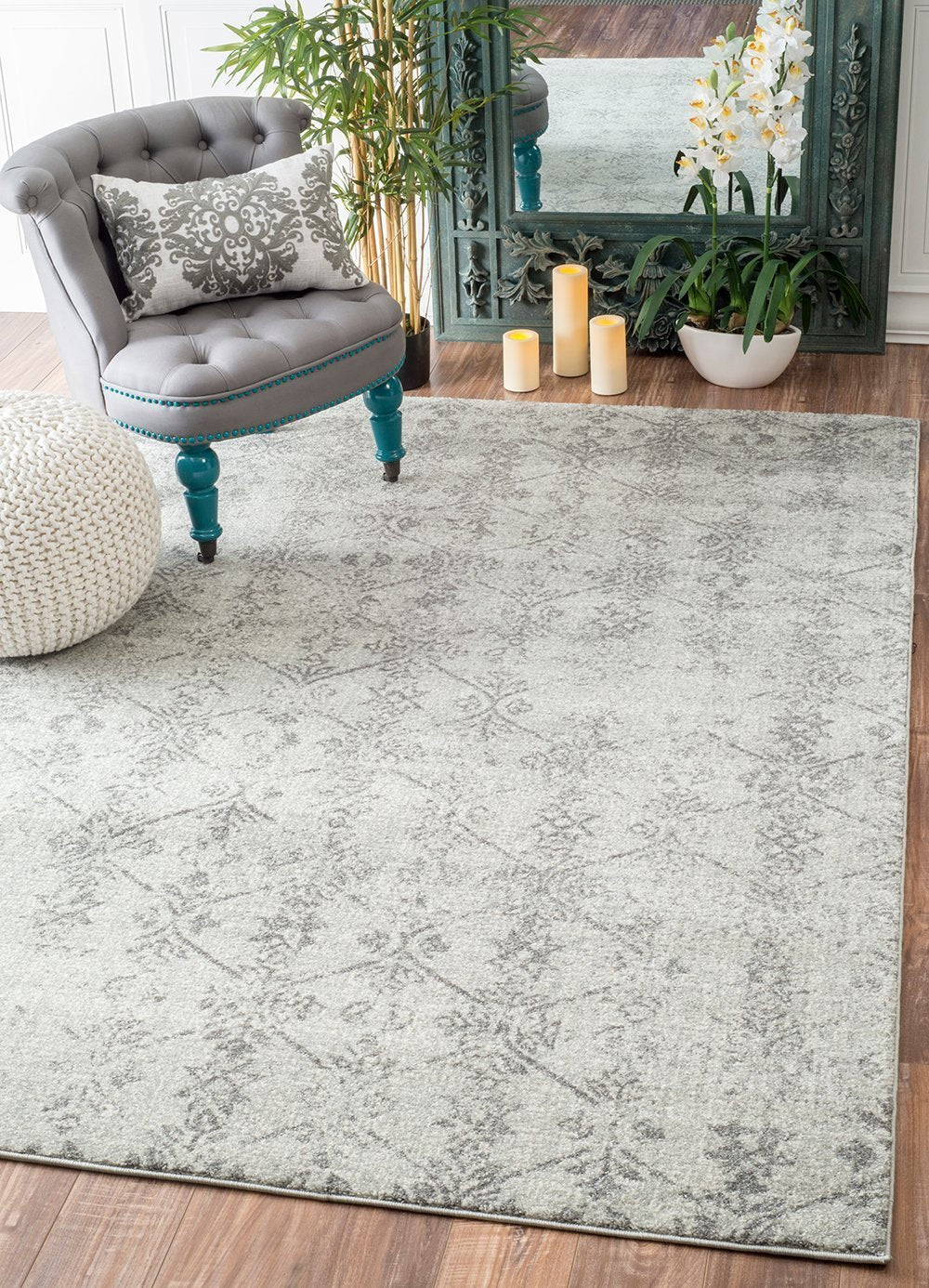 Nuloom Rugs - Vintage Meade - Silver