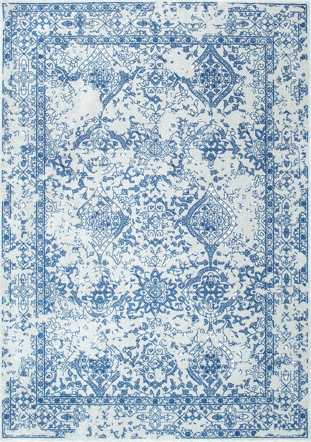 Nuloom Rugs - Vintage Odell - Light Blue