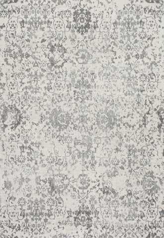 nuLOOM Rugs - Floral Damask Nubia - Grey
