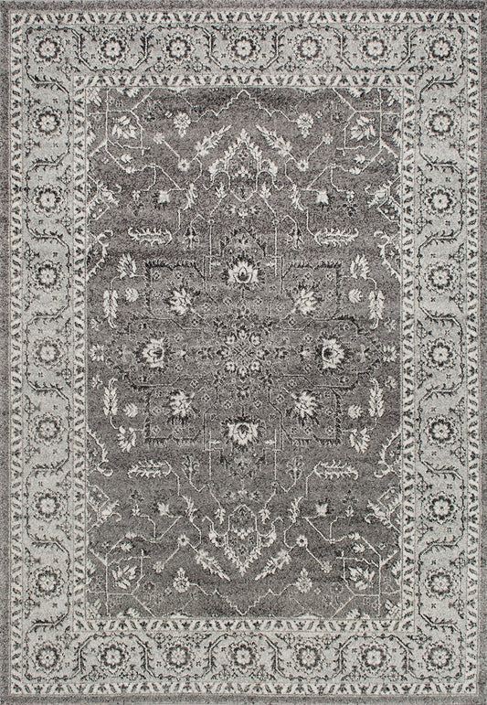 Nuloom Rugs - Vintage Abbey Blossom - Dark Grey