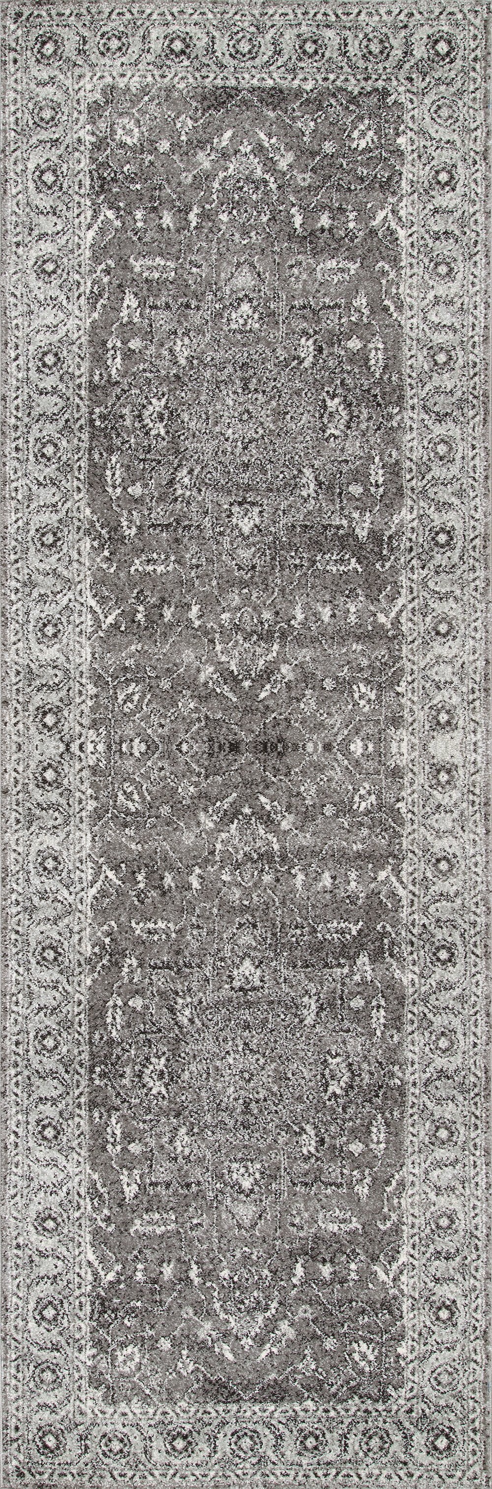 Nuloom Rugs - Vintage Abbey Blossom - Dark Grey