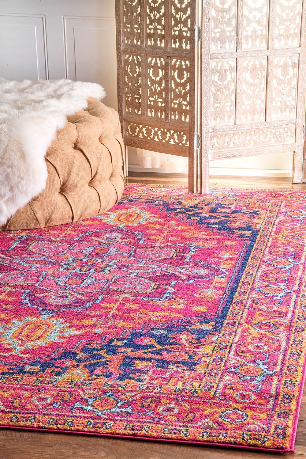 Nuloom Rugs - Fancy Persian Vonda - Pink