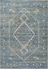 nuLOOM Rugs - Vintage Medallion Rima - Blue