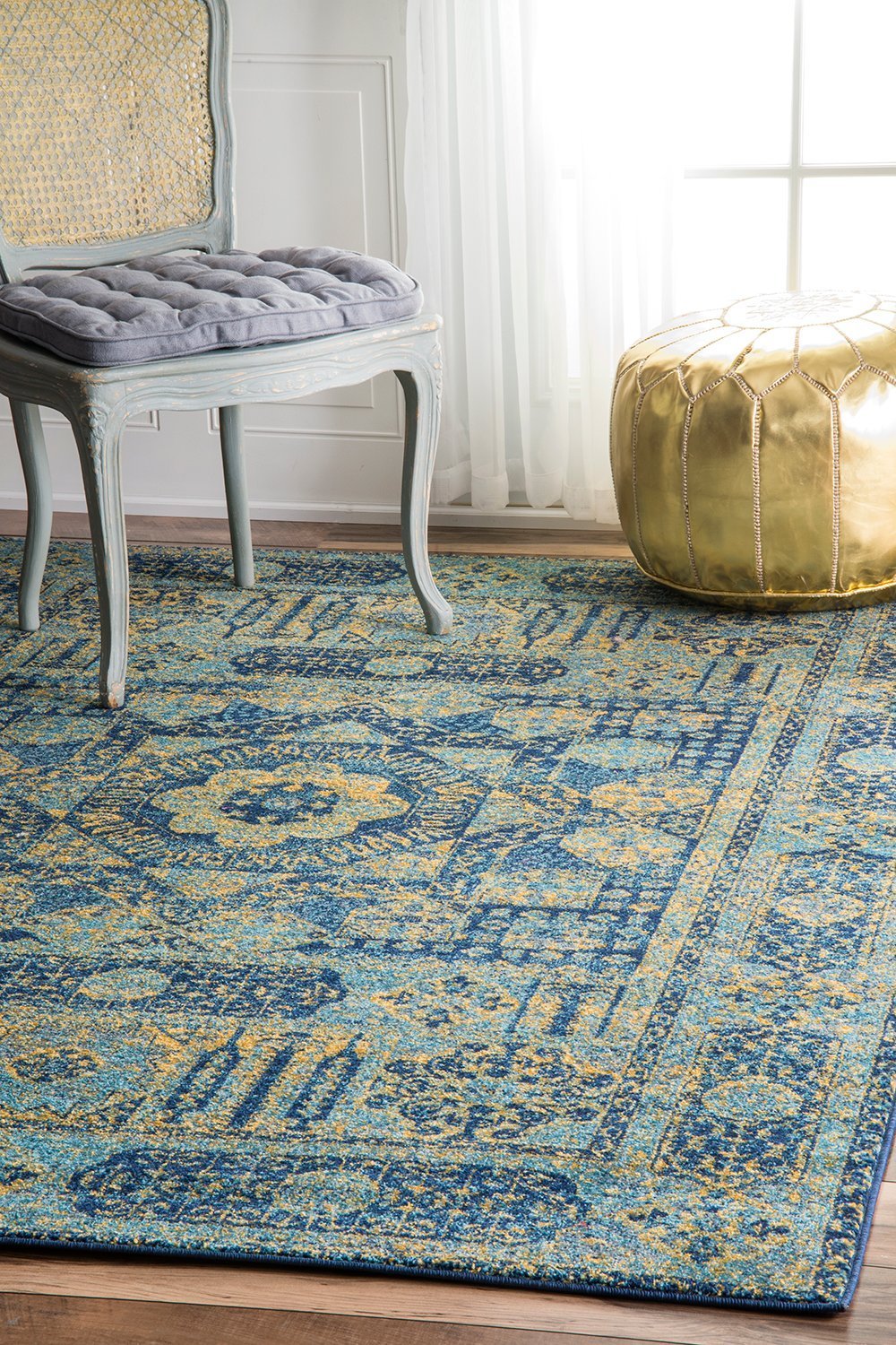 Nuloom Rugs - Vintage Emelda - Blue