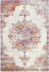 nuLOOM Rugs - Vintage Medallion Leola - Pink