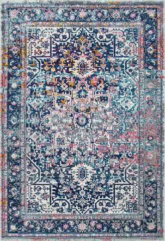 Alfombras nuLOOM - Persa Vintage Raylene - Rosa