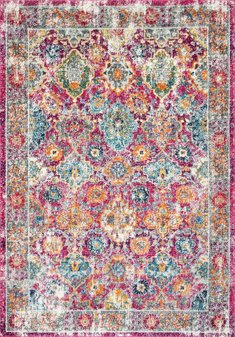 Alfombras nuLOOM - Leilani persa - Rosa