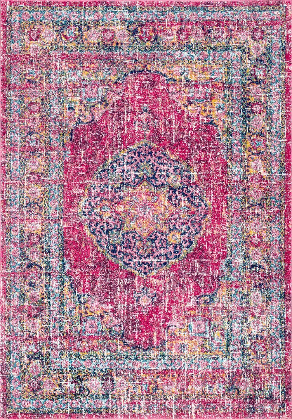 Nuloom Rugs - Persian Vintage Arla  - Fuchsia