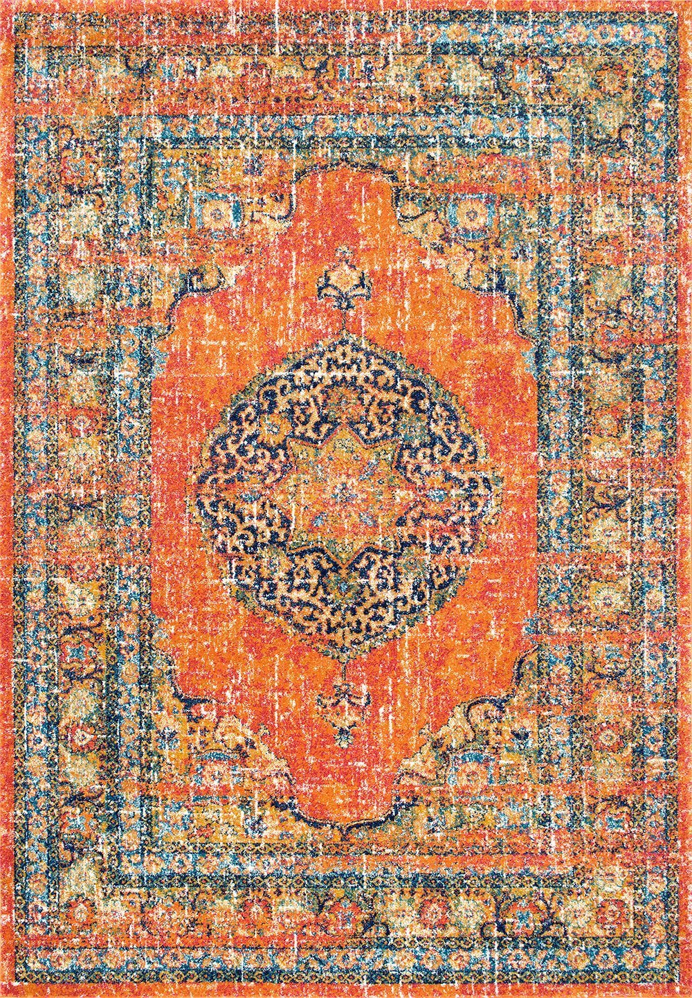 Nuloom Rugs - Persian Vintage Olivia  - Orange