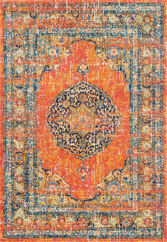 Alfombras nuLOOM - Persa Vintage Olivia - Naranja