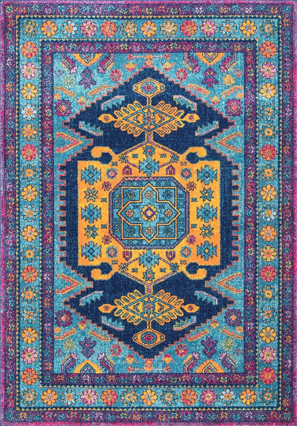 Nuloom Rugs - Persian Floral Delena  - Multi