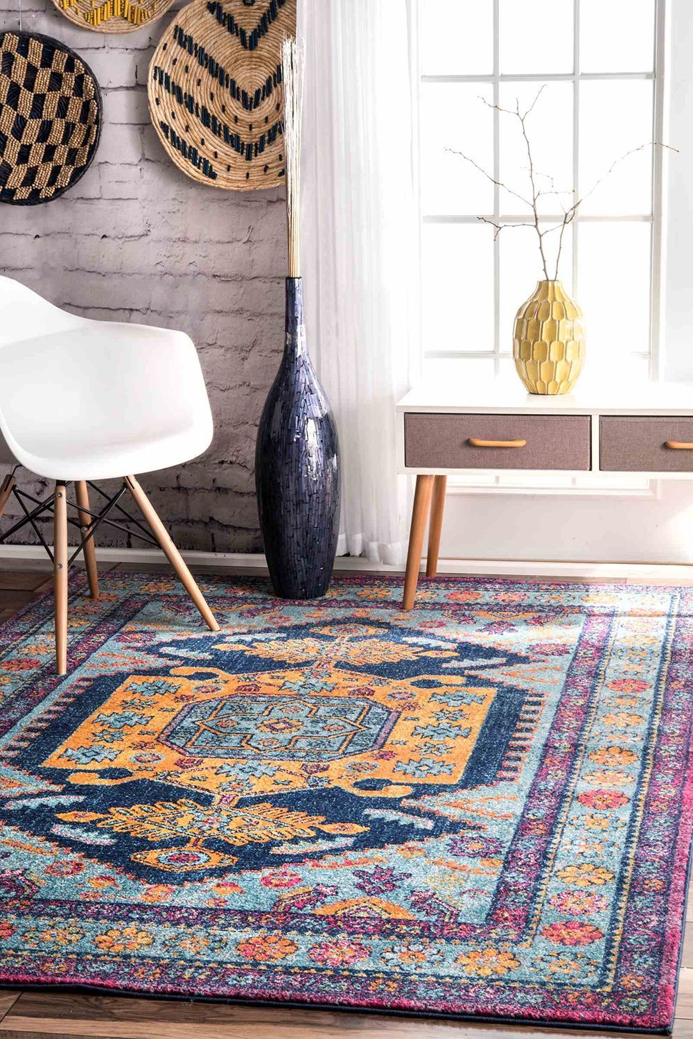 Nuloom Rugs - Persian Floral Delena  - Multi