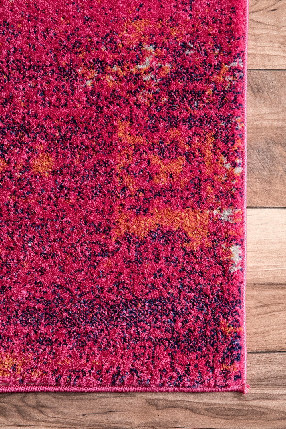 Nuloom Rugs - Tanja Overdyed Medallion - Fuchsia