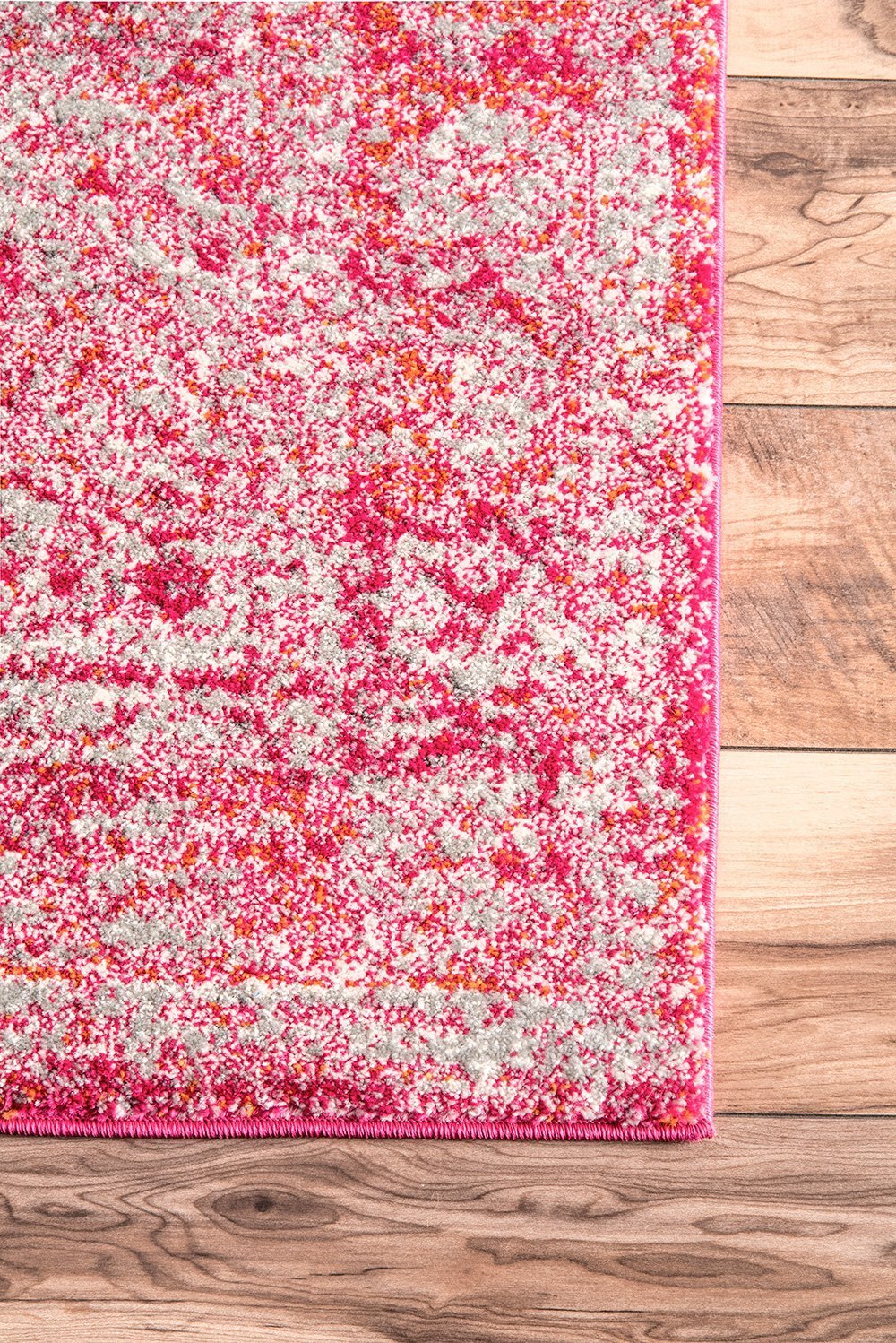 Nuloom Rugs - Tanja Overdyed Medallion - Pink