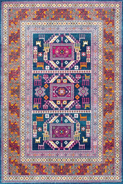 Nuloom Rugs - Tribal Marisela  - Navy