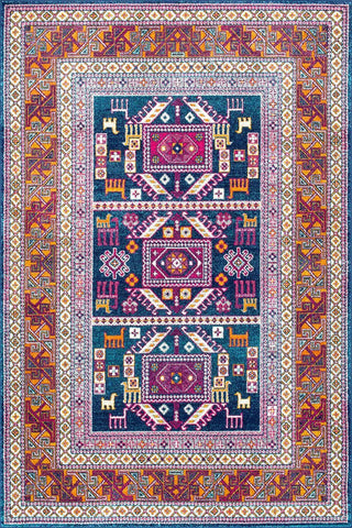 Alfombras nuLOOM - Tribal Marisela - Azul marino