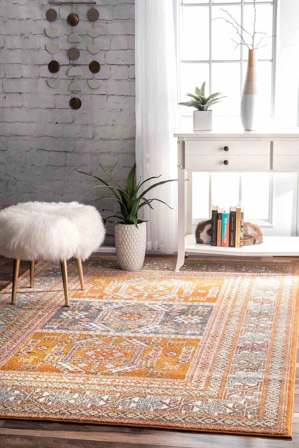 Nuloom Rugs - Tribal Marisela  - Yellow