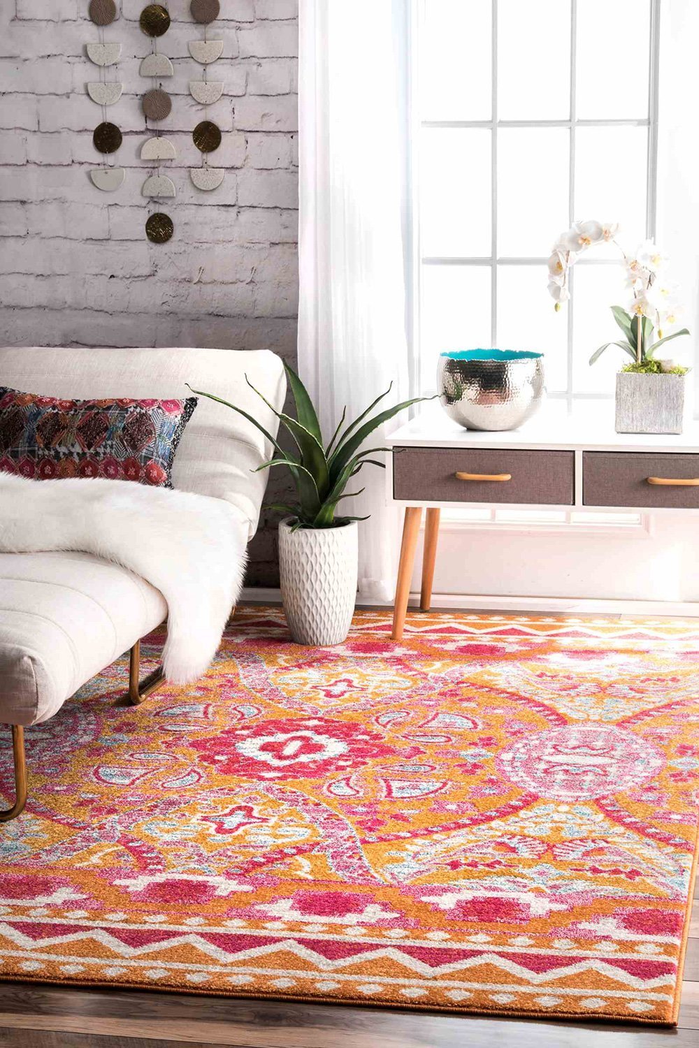 Nuloom Rugs - Tiera Suzani  - Multi