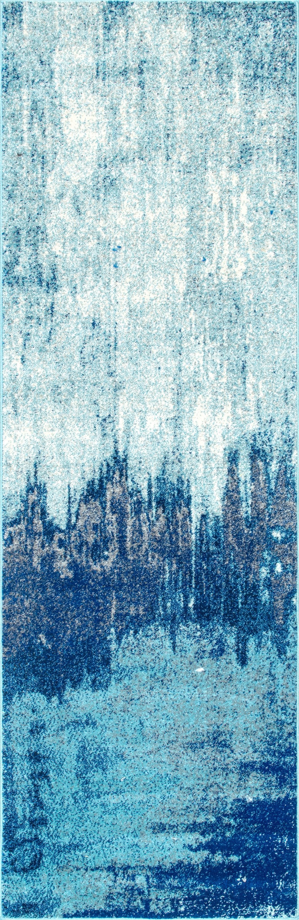 Nuloom Rugs - Alayna Abstract - Blue