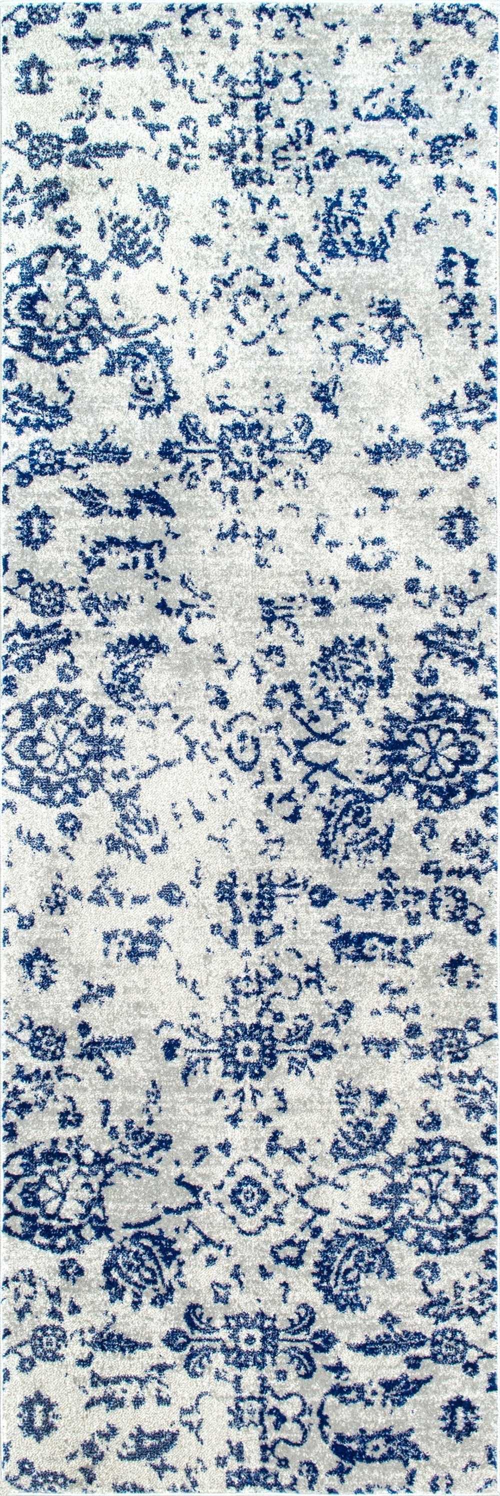 Nuloom Rugs - Arvilla Damask - Blue