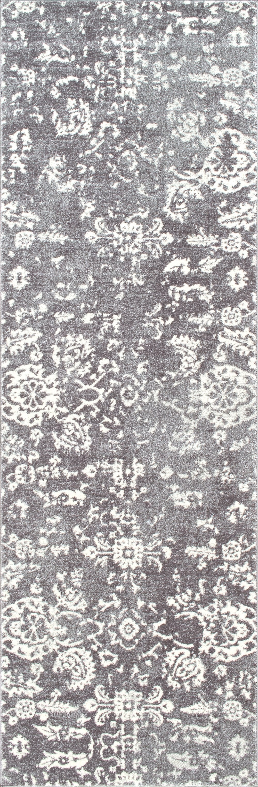 Nuloom Rugs - Arvilla Damask - Charcoal