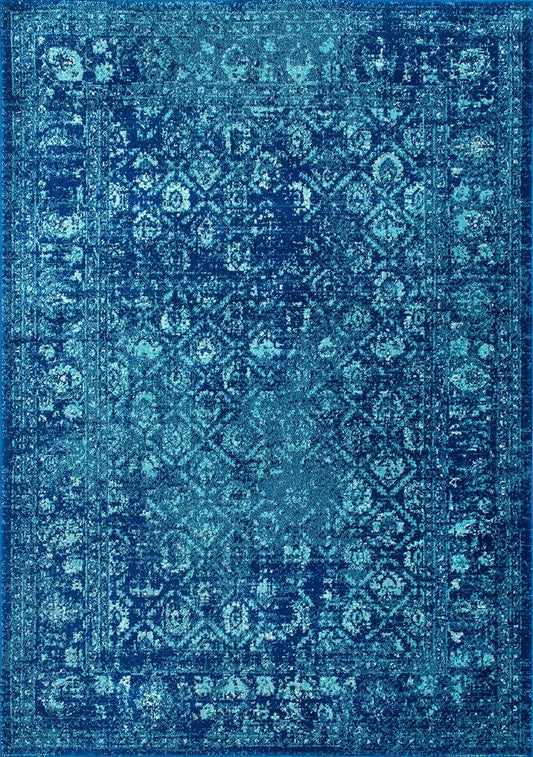 Nuloom Rugs - Herminia Vintage Trellis - Blue