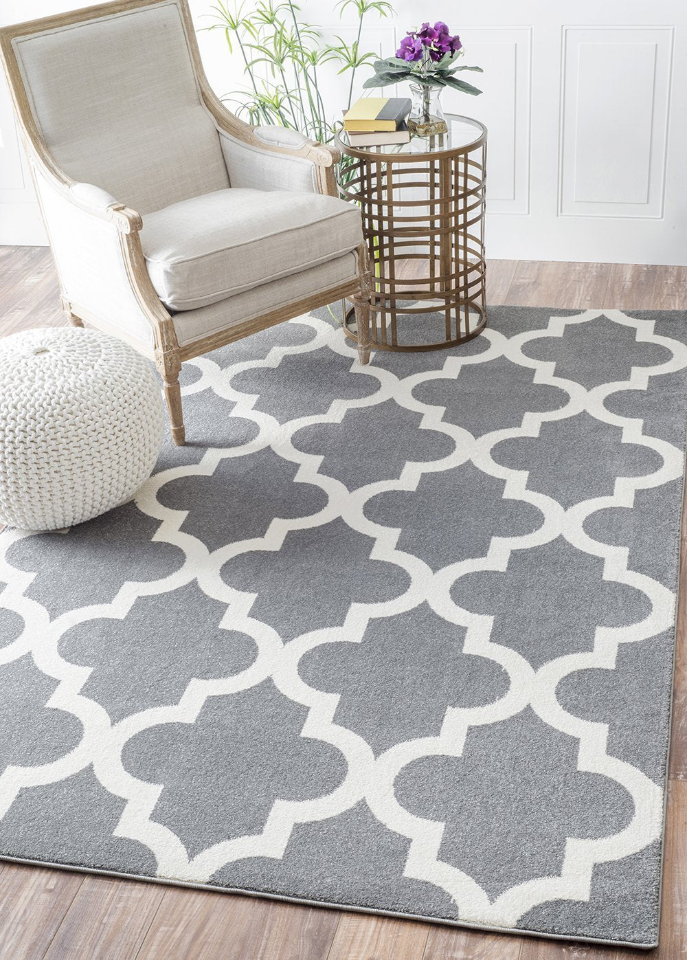 Nuloom Rugs - Meeker Trellis - Grey