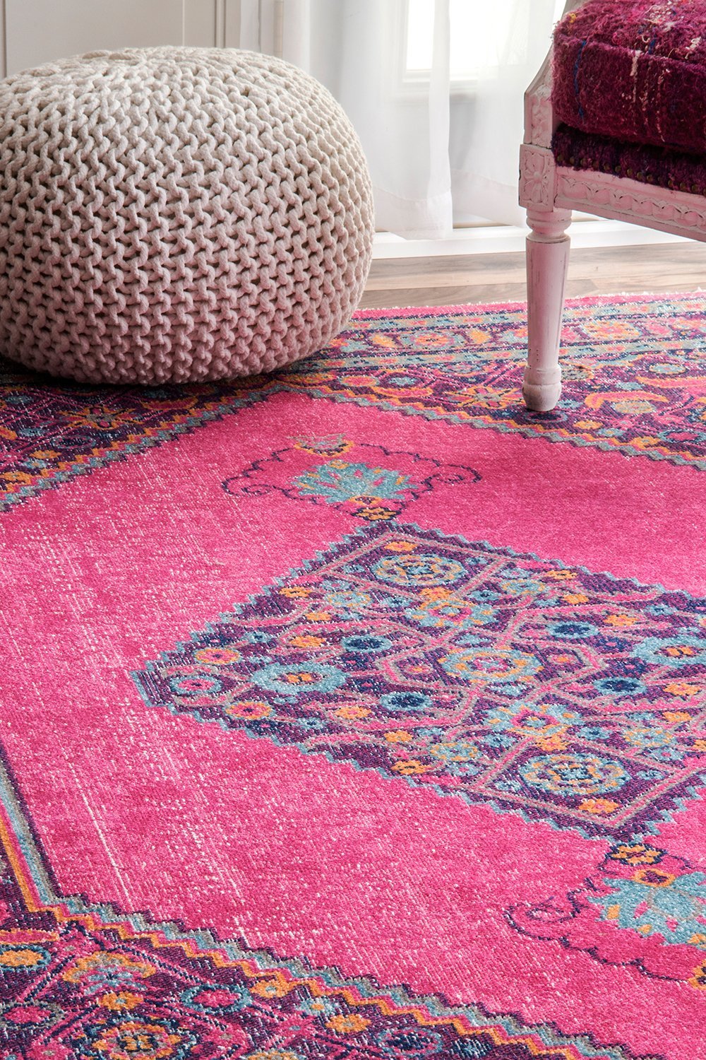 Nuloom Rugs - Juna - Pink