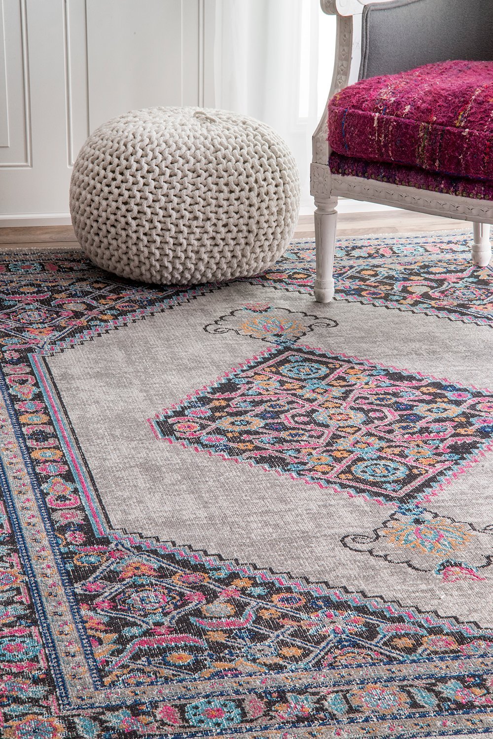 Nuloom Rugs - Juna - Grey