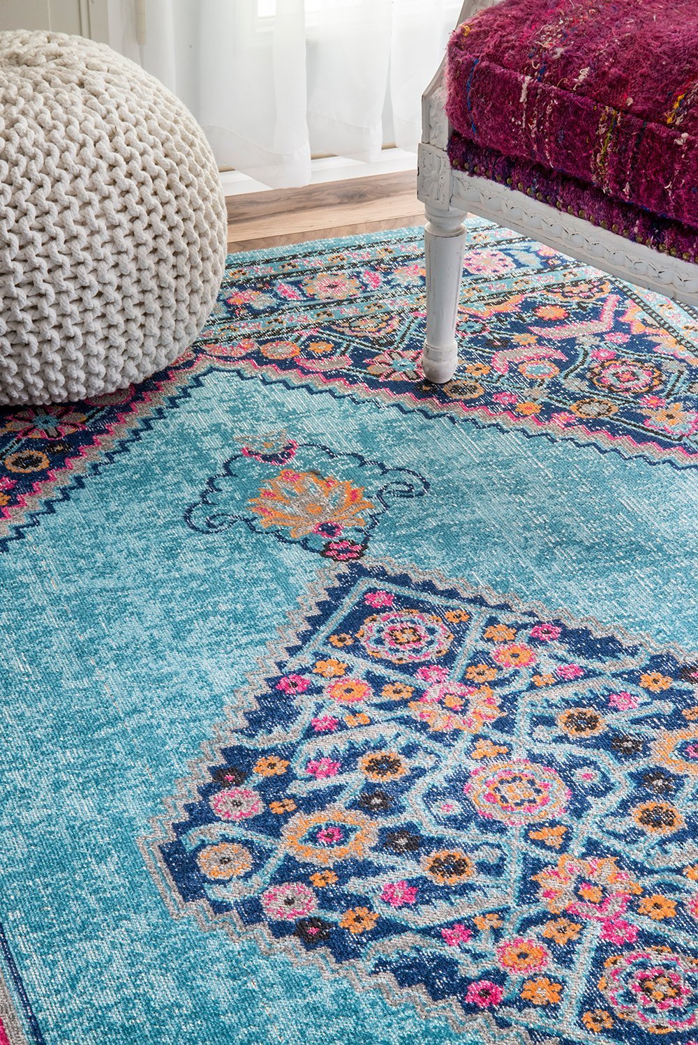 Nuloom Rugs - Juna - Blue