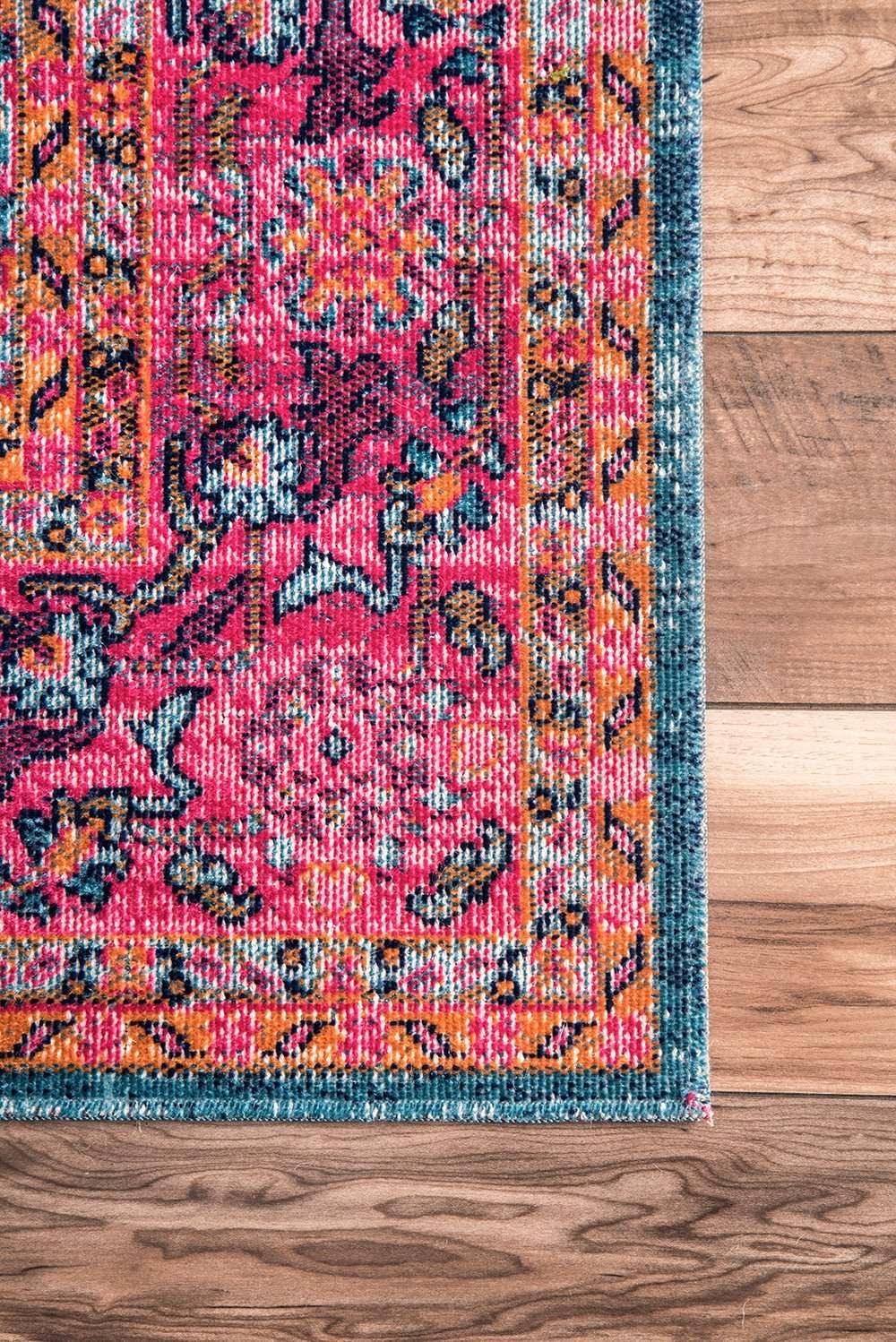 Nuloom Rugs - Persian Floral Yoshie - Pink