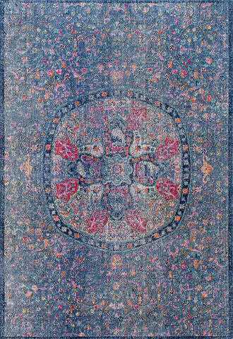nuLOOM Rugs - Celina Floral Mandala - Navy