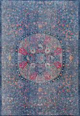 nuLOOM Rugs - Celina Floral Mandala - Navy